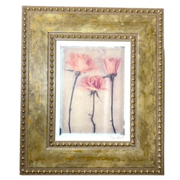 The three roses framed picture - Picture 1 of 3